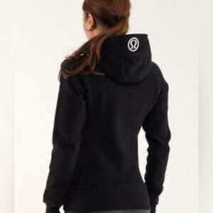 Lululemon Retire Scuba Woman Black Fits Size 2/4 No size Tag Please See Pic